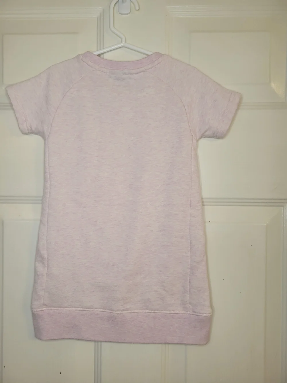 Nike Light Pink Short Sleeve Sweatshirt Dress